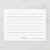 Postale Guirlande de lumières rustique Carte de conseils f (Dos)