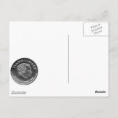 POSTALE GW BUSH SILVER VOLÉ CARTE POST DE LA PIÈCE ÉLECTOR (Dos)