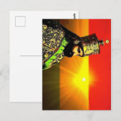 Postale Haile Selassie I - HIM - Jah Rastafari - Carte pos (Devant / Derrière)