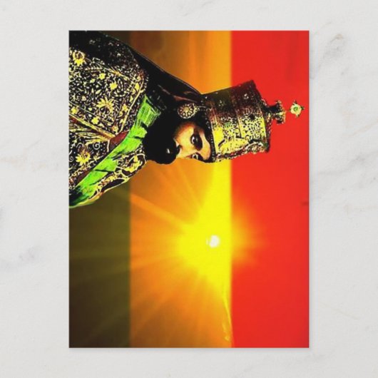 Postale Haile Selassie I - HIM - Jah Rastafari - Carte pos (Devant)