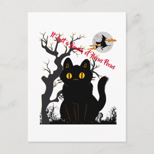 Postale Halloween juste un tas de carte de hocus pocus (Devant)