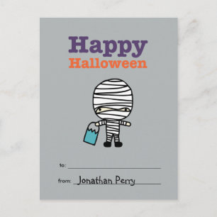 Postale Halloween Salutations pour les enfants Carte posta