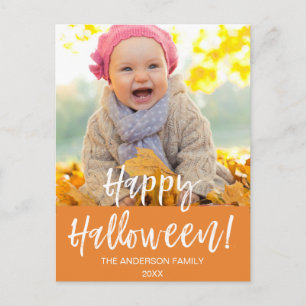 Postale Happy Halloween Carte photo moderne Halloween