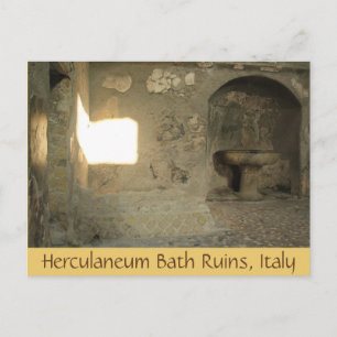 Postale Herculaneum Ruines de bain, Campanie, Italie Carte