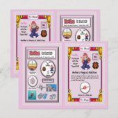 Postale Hetha - Carte de commerce Helium (Devant / Derrière)