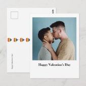 Postale Heureuse Sainte-Valentin | LGBT Pride mois Carte p (Devant / Derrière)