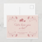 POSTALE HEUREUX MAGNET DE LA CARTE DE JOUR DE MÈRE (Devant / Derrière)