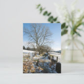 Postale Hiver Carte Forêt Macclesfield (Debout devant)