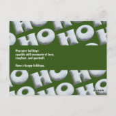 Postale HOHO ! Créez votre carte de vœux! (Dos)