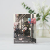 Postale Hollywood Blvd. Carte postale! (Debout devant)