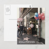 Postale Hollywood Blvd. Carte postale! (Devant / Derrière)