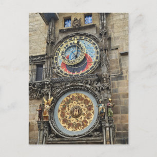 Postale Horloge astronomique de Prague fermer la vue carte