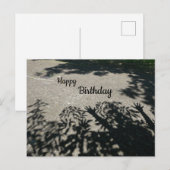 Postale HOURRA Main Ombres Joyeux Anniversaire Carte Posta (Devant / Derrière)