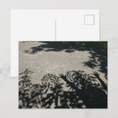 Postale HURRAY Hadow Hands & Feuilles do-it-yourself carte (Devant / Derrière)