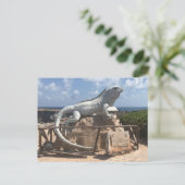 Postale Iguana Sculpture Isla Mujeres, Mexique Carte posta (Debout devant)