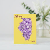 Postale Illinois State Flower - Carte de collage (Debout devant)