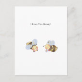 Postale Illustration de carte de citation Je t'aime chère  (Devant)