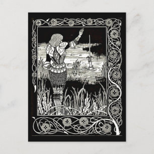 Postale Illustration Vintage carte postale-Aubrey Beardsle