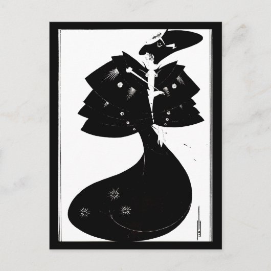 Postale Illustration Vintage carte postale-Aubrey Beardsle (Devant)