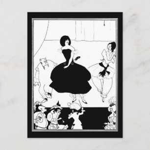 Postale Illustration Vintage carte postale-Aubrey Beardsle