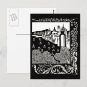 Postale Illustration Vintage carte postale-Aubrey Beardsle (Devant / Derrière)