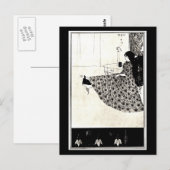 Postale Illustration Vintage carte postale-Aubrey Beardsle (Devant / Derrière)