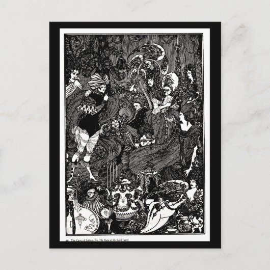 Postale Illustration Vintage carte postale-Aubrey Beardsle (Devant)