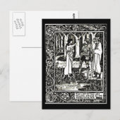 Postale Illustration Vintage carte postale-Aubrey Beardsle (Devant / Derrière)