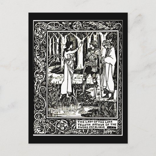 Postale Illustration Vintage carte postale-Aubrey Beardsle (Devant)