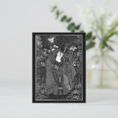 Postale Illustration Vintage carte postale-Aubrey Beardsle (Debout devant)
