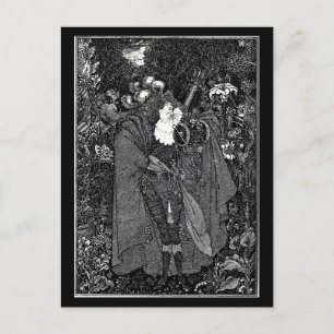 Postale Illustration Vintage carte postale-Aubrey Beardsle