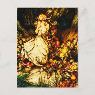 Postale Illustration Vintage carte postale-Rackham 17