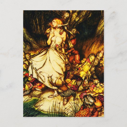 Postale Illustration Vintage carte postale-Rackham 17 (Devant)