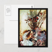 Postale Illustration Vintage carte postale-Rackham 3 (Devant / Derrière)