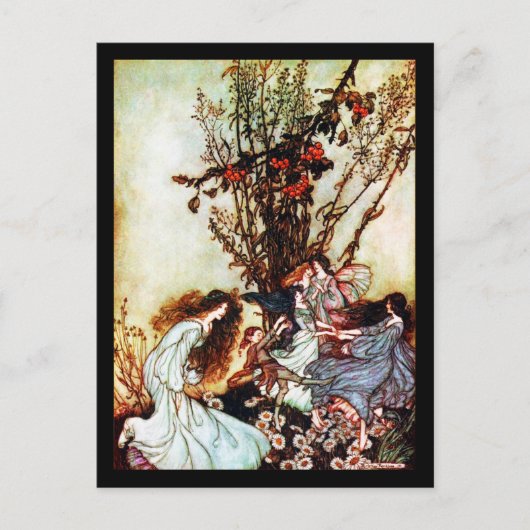 Postale Illustration Vintage carte postale-Rackham 3 (Devant)