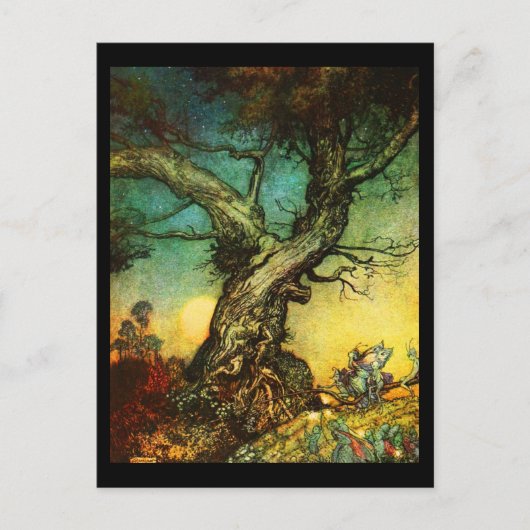 Postale Illustration Vintage carte postale-Rackham 30 (Devant)