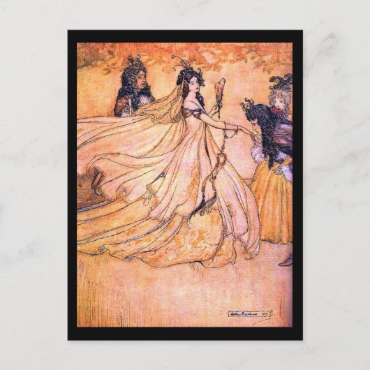 Postale Illustration Vintage carte postale-Rackham 9 (Devant)