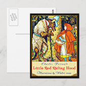 Postale Illustration Vintage carte postale-Walter Crane 40 (Devant / Derrière)