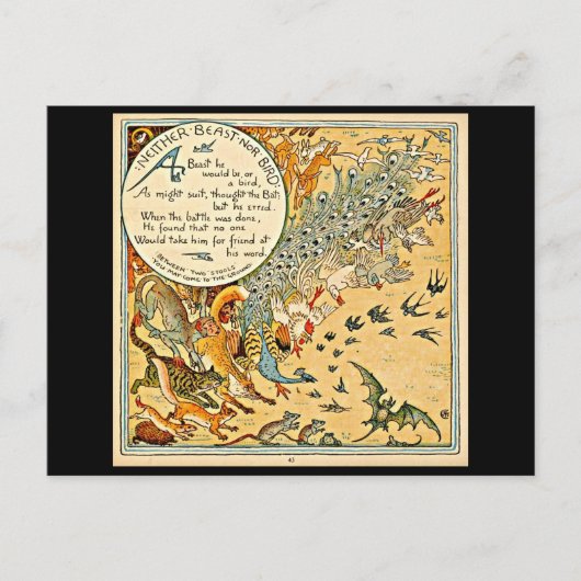 Postale Illustration Vintage carte postale-Walter Crane 54 (Devant)