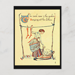 Postale Illustration Vintage carte postale-Walter Crane 64