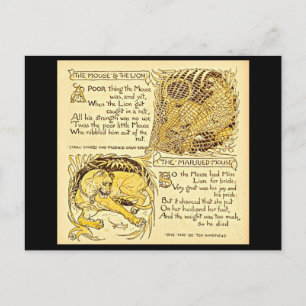 Postale Illustration Vintage carte postale-Walter Crane 65