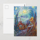 Postale Image de carte Van Gogh nuit (Devant / Derrière)