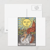 Postale Image de démarrage de la carte Sun (Devant / Derrière)