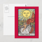 Postale Image de démarrage de la carte Sun (Devant / Derrière)