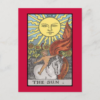 Postale Image de démarrage de la carte Sun