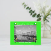 Postale Image irlandaise pour carte de voeux (Debout devant)