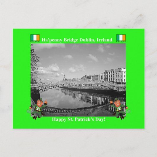 Postale Image irlandaise pour carte de voeux (Devant)