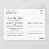 Postale Image Paysage Enregistrer La Date Carte Postale, P (Dos)