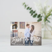 Postale Image Paysage Moderne Enregistrer La Date Carte Po (Debout devant)