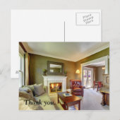 Postale Immobilier merci carte postale. (Devant / Derrière)